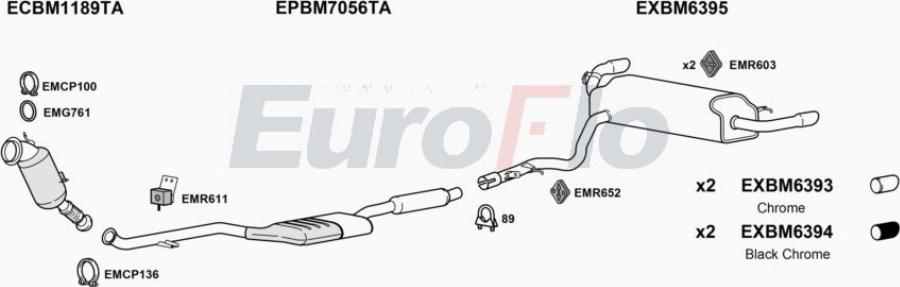 EuroFlo BM33020 2010 - Impianto gas scarico autozon.pro