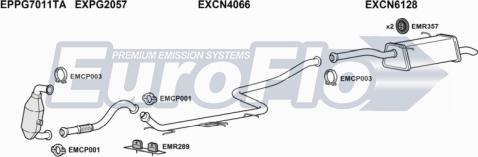 EuroFlo CNBERM16D 6011B - Impianto gas scarico autozon.pro