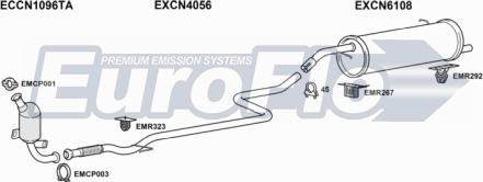 EuroFlo CNC314D 1001B - Impianto gas scarico autozon.pro