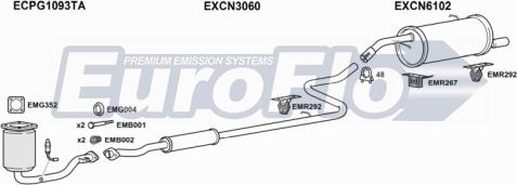 EuroFlo CNC214 1004 - Impianto gas scarico autozon.pro