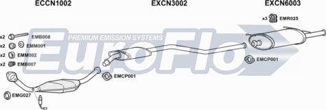 EuroFlo CNXSA18 4001A - Impianto gas scarico autozon.pro