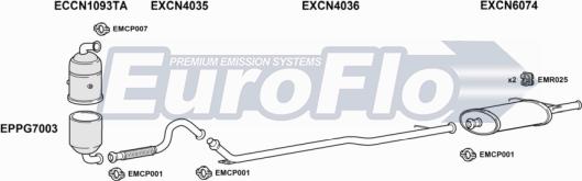 EuroFlo CNXSAP16D 6004B - Impianto gas scarico autozon.pro