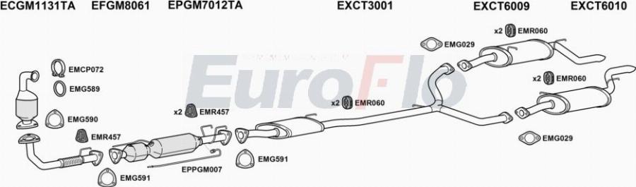 EuroFlo CTCAP20D 3004A00 - Impianto gas scarico autozon.pro