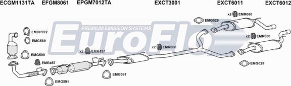 EuroFlo CTCAP20D 3004C - Impianto gas scarico autozon.pro