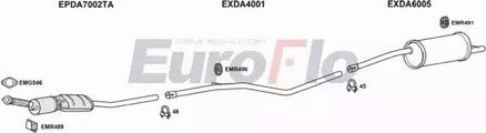 EuroFlo DADUS15D 3001C - Impianto gas scarico autozon.pro