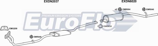 EuroFlo DNPIC20 8001 - Impianto gas scarico autozon.pro