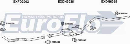 EuroFlo DNTER27D 3008B - Impianto gas scarico autozon.pro