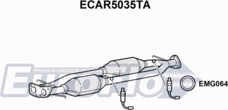 EuroFlo ECAR5035TA - Catalizzatore autozon.pro