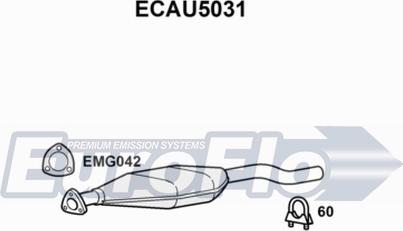 EuroFlo ECAU5031 - Catalizzatore autozon.pro