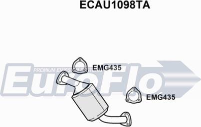 EuroFlo ECAU1098TA - Catalizzatore autozon.pro