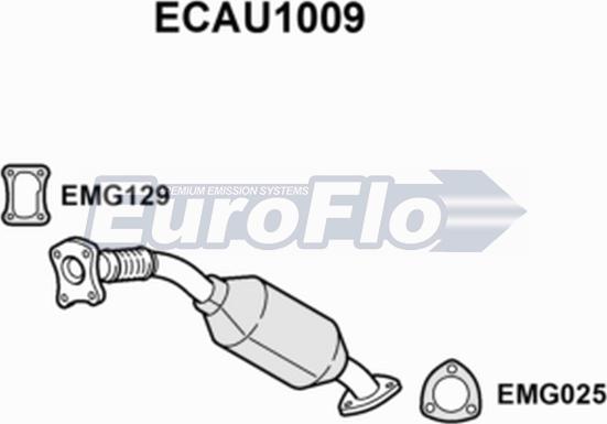 EuroFlo ECAU1009 - Catalizzatore autozon.pro