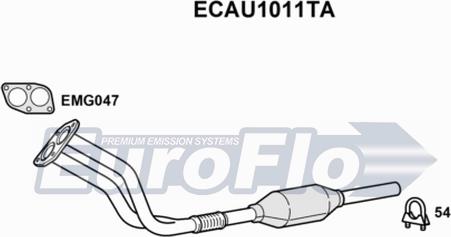 EuroFlo ECAU1011TA - Catalizzatore autozon.pro