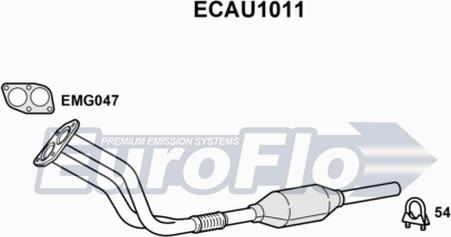 EuroFlo ECAU1011 - Catalizzatore autozon.pro