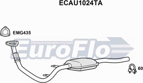 EuroFlo ECAU1024TA - Catalizzatore autozon.pro