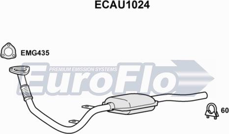 EuroFlo ECAU1024 - Catalizzatore autozon.pro