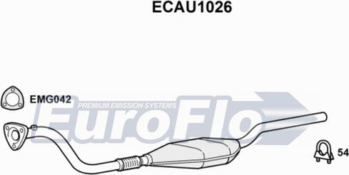 EuroFlo ECAU1026 - Catalizzatore autozon.pro