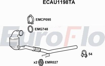 EuroFlo ECAU1198TA - Catalizzatore autozon.pro