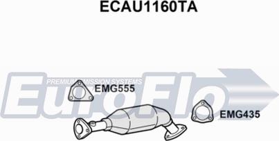 EuroFlo ECAU1160TA - Catalizzatore autozon.pro