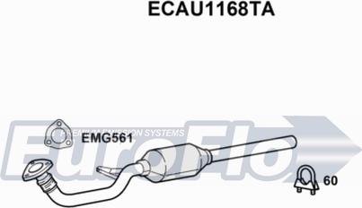 EuroFlo ECAU1168TA - Catalizzatore autozon.pro