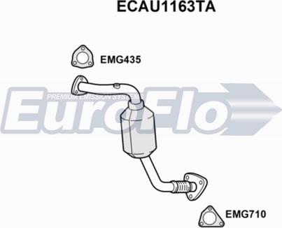 EuroFlo ECAU1163TA - Catalizzatore autozon.pro