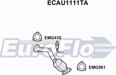 EuroFlo ECAU1111TA - Catalizzatore autozon.pro