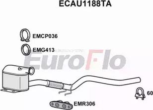 EuroFlo ECAU1188TA - Catalizzatore autozon.pro