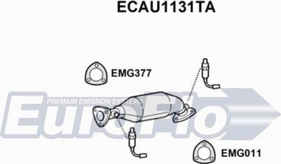 EuroFlo ECAU1131TA - Catalizzatore autozon.pro