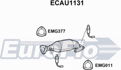 EuroFlo ECAU1131 - Catalizzatore autozon.pro