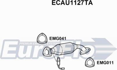 EuroFlo ECAU1127TA - Catalizzatore autozon.pro