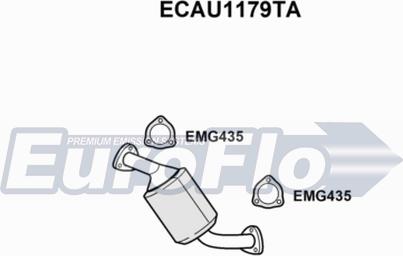 EuroFlo ECAU1179TA - Catalizzatore autozon.pro