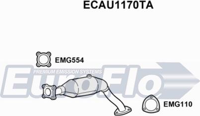 EuroFlo ECAU1170TA - Catalizzatore autozon.pro