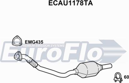 EuroFlo ECAU1178TA - Catalizzatore autozon.pro