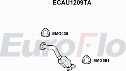 EuroFlo ECAU1209TA - Catalizzatore autozon.pro