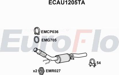 EuroFlo ECAU1205TA - Catalizzatore autozon.pro