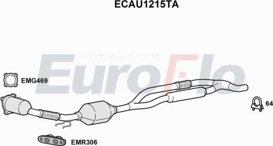 EuroFlo ECAU1215TA - Catalizzatore autozon.pro