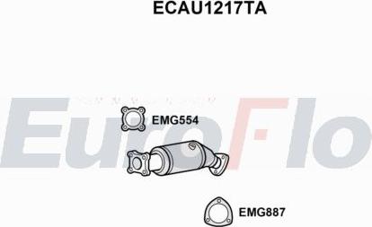 EuroFlo ECAU1217TA - Catalizzatore autozon.pro