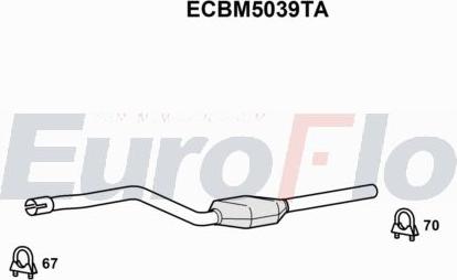 EuroFlo ECBM5039TA - Catalizzatore autozon.pro