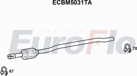 EuroFlo ECBM5031TA - Catalizzatore autozon.pro