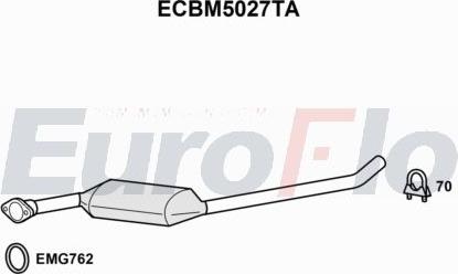 EuroFlo ECBM5027TA - Catalizzatore autozon.pro