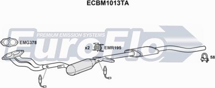 EuroFlo ECBM1013TA - Catalizzatore autozon.pro