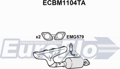 EuroFlo ECBM1104TA - Catalizzatore autozon.pro