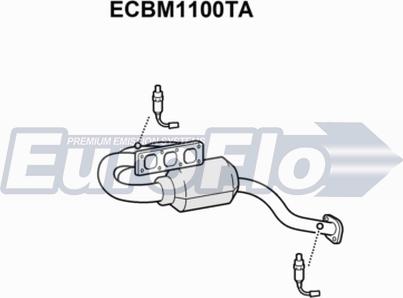 EuroFlo ECBM1100TA - Catalizzatore autozon.pro