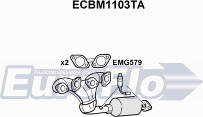 EuroFlo ECBM1103TA - Catalizzatore autozon.pro