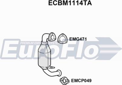 EuroFlo ECBM1114TA - Catalizzatore autozon.pro