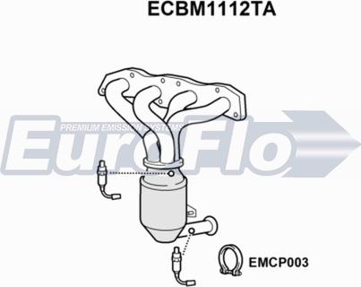 EuroFlo ECBM1112TA - Catalizzatore autozon.pro