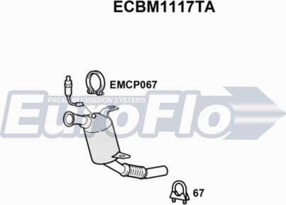 EuroFlo ECBM1117TA - Catalizzatore autozon.pro