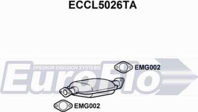 EuroFlo ECCL5026TA - Catalizzatore autozon.pro