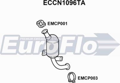 EuroFlo ECCN1096TA - Catalizzatore autozon.pro