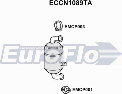 EuroFlo ECCN1089TA - Catalizzatore autozon.pro