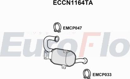 EuroFlo ECCN1164TA - Catalizzatore autozon.pro